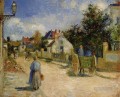a street in pontoise 1879 Camille Pissarro
